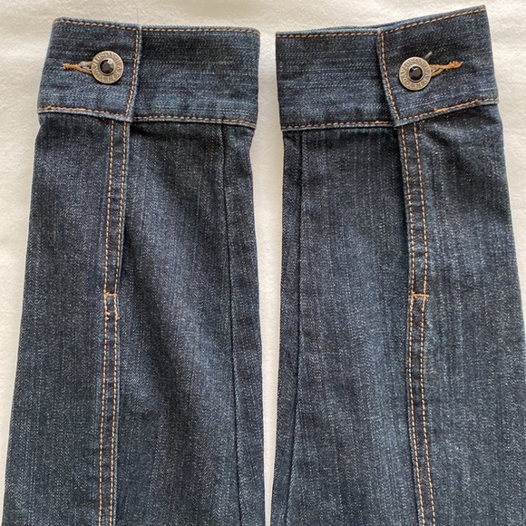 💜 Host Pick 💜 Harley Davidson Eagle heavily embellished jean jacket beading - Picture 14 of 16